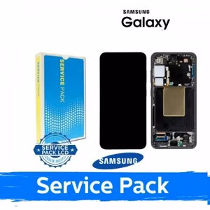 LCD-näyttö Samsung S921 S24 kehyksellä / Sapphire Blue / (Service Pack)