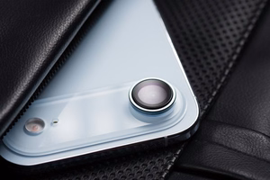 Kameran lasi iPhone 17:lle Forcell Premium vaaleansininen