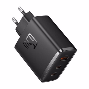 Baseus OS-Cube Pro seinälaturi 2x USB-C + USB 65W musta