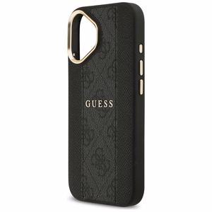Guess suojakuori iPhone 17:lle HC MAGSAFE PU W/ 4G PU STRIPE musta