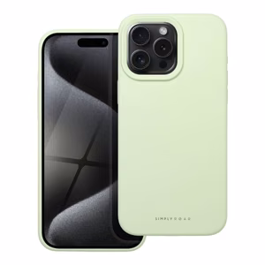 ROAR Suojakuori CLOUD SKIN iPhone 15 Pro Max:lle vaaleanvihreä