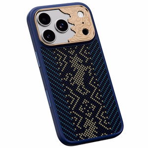 Sininen Benks Magnetic Armor Pro Knight kevlar- ja metallikehyksinen suojakuori (C.K.FL.AP.GD.BC73) malleihin iPhone 18 Pro Max / iPhone 17 Pro Max Camera Control -painikkeella