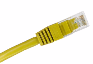 Alantec KKU5CZA1 verkkokaapeli keltainen 0,25 m Cat5e U/UTP (UTP)