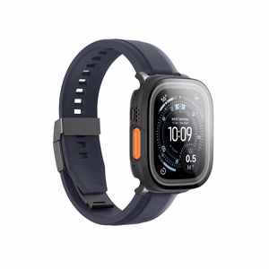AmazingThing Radix Glass Näytönsuoja suojakuorella Apple Watch Ultra 3 49mm:lle - musta