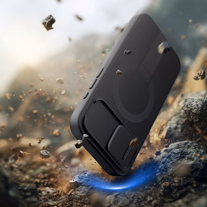Tech-Protect Kevlar Aura MagSafe Suojakuori iPhone 16e / 17e:lle - Musta