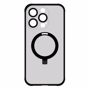 Tel Protect Magical Magsafe Stand Suojakuori iPhone 15 Plus:lle musta