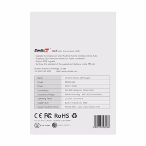CarlinKit CPC200-A2A langaton sovitin musta