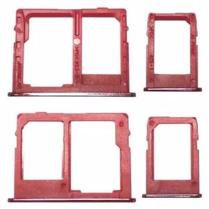 SIM-kortin pidike Samsung J415 J4+/J610 J6+ Rose Pink (2 kpl) alkuperäinen (käytetty Grade A)
