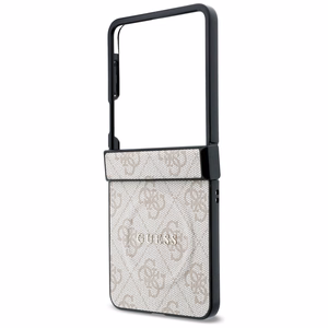 Vaaleanpunainen Guess 4G Classic MagSafe -suojakuori Samsung Galaxy Z Flip8 -puhelimelle