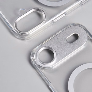 Moshi iGlaze MagSafe suojakuori iPhone Air -laitteelle, Luna Silver -värinen
