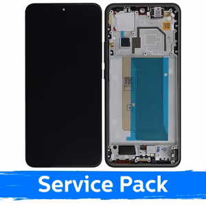 LCD Display Compatible With Xiaomi 13T (13T Pro) With Frame / Black / (Service Pack)