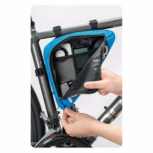 Rockbros G002 Flash Journey kolmionmuotoinen 1,4 l runkolaukku – sininen