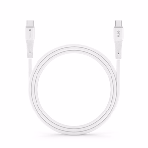 FORCELL F-ENERGY C344 kaapeli Type C - Type C QC4.0 PD 3A 60W silikoninen 1 m valkoinen