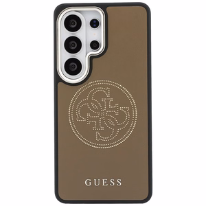 Guess suojakuori Perforated Logo MagSafe Samsung Galaxy S26 Ultra:lle ruskea