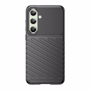 Thunder Suojakuori Samsung Galaxy S24 FE Silikoninen panssarisuoja - Musta