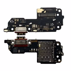 Charging Port Compatible With Xiaomi Redmi Note 14 Pro+ 5G with Flex Silver OEM