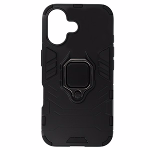 Ring Armor Suojakuori iPhone 16:lle - musta
