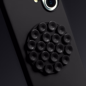 Silikoninen Stick suojakuori iPhone 17 Pro 6,3 musta
