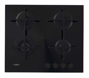 Whirlpool AKT 627/NB1 -integroitava kaasukeittotaso, musta, 59 cm, 4 keittoaluetta