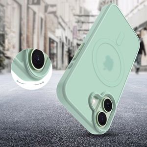 Tech-Protect MagMat MagSafe Suojakuori iPhone 17:lle - Läpinäkyvä Vihreä