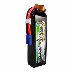Gens Ace G-Tech 5000 mAh 14,8 V 4S1P 60C Lipo-akku, EC5-liittimellä – Bashing-sarja