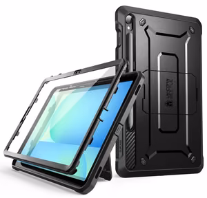 Unicorn Beetle Pro Supcase Suojakuori Samsung Galaxy Tab S9 11.0 / S9 FE / S10 FE / S10 Lite 10.9 X710 / X716B / X510 / X516B / X520 / X526 / X400 / X406B -lle - musta