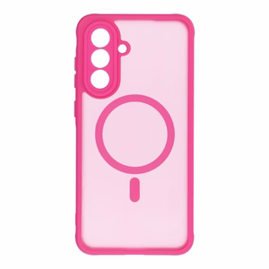 FULL MATTE MAG COVER magneettinen puhelimen kuori, MagSafe-yhteensopiva, SAMSUNG A56, pinkki