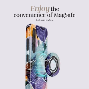 MIO Flowers Magsafe suojakuori rengaspidikkeellä