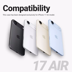 Crong Clear MAG Cover MagSafe suojakuori iPhone Air -laitteelle, läpinäkyvä