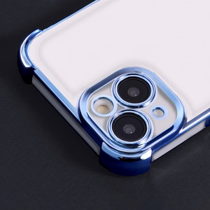 Anti Shock Chrome -suojakuori Samsung Galaxy A35 5G sininen