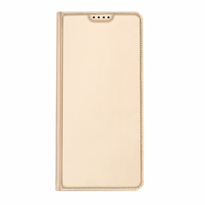 Dux Ducis Skin Pro Suojakuori Samsung Galaxy S23+:lle - läppäkuori korttilompakko jalusta kultainen