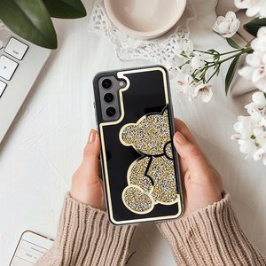 Suojakuori Samsung A17:lle Teddy Bear kultainen
