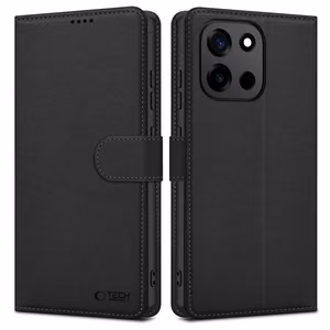Tech-Protect Wallet lompakkokotelo OnePlus Nord 6 -puhelimelle – musta