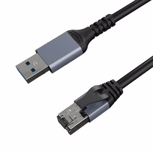Sovitinkaapeli CAT6 UTP, USB3.0 Type-A - RJ45, 5m