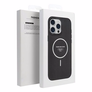 Suojakuori Samsung S26 PLUS:lle Frame Mag Cover yhteensopiva MagSafen kanssa musta