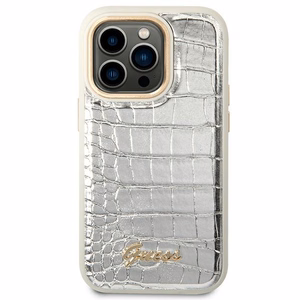Guess Croco Collection kotelo iPhone 14 Pro 6.1" - hopea