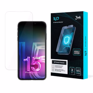 3mk 1UP -pelisuojakalvo iPhone 15 Pro -puhelimelle