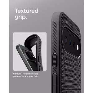 Spigen Liquid Air suojakuori mallille Google Pixel 11 – väri: mattamusta