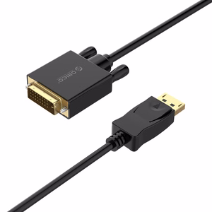 Orico XD-DTD DisplayPort–DVI, 4K-kaapeli, 2 m – musta