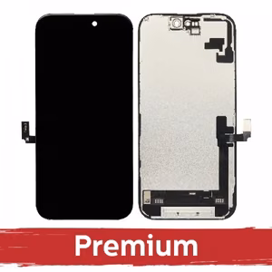 LCD-näyttö iPhone 16:lle, musta (SOFT OLED / Stable / Premium) *irrotettava IC*