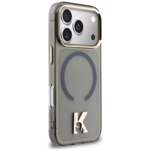 Karl Lagerfeld IML K Head Logo MagSafe Suojakuori iPhone 17 Pro:lle - Musta