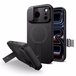 Tech-Protect Kevlar Aura MagSafe Suojakuori iPhone 17 Pro Max:lle - Musta