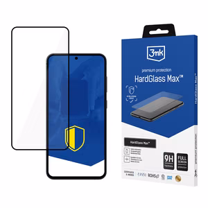 Vahvistettu koko näytön panssarilasi 3mk HardGlass Max musta Samsung Galaxy S25+:lle