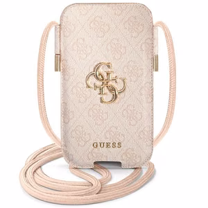 Guess käsilaukku GUPHL4GMGPI 6,7" vaaleanpunainen hardcase 4G Big Metal Logo