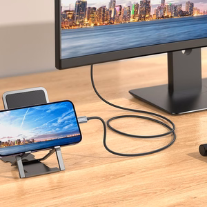 Hoco UA27 Lightning–HDMI -kaapeli 1080p 2,0 m teräksenharmaa