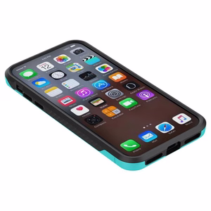 Zizo Star Diamond Hybrid suojakuori laitteelle iPhone X, sinivihreä ja musta