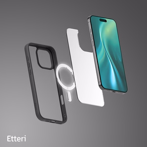 Etteri Matt Mag case for iPhone 16 Pro 6,3" black