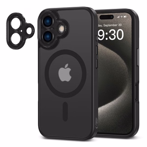 Tech-Protect MagCam MagSafe Suojakuori iPhone 16:lle - puoliläpinäkyvä