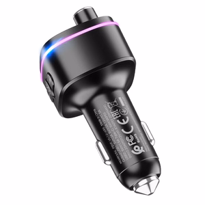 Autoon Bluetooth-lähetin Hoco 2 x USB A + USB C QC3.0 PD 20W E62 musta