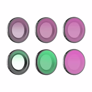 Set of 6 Sunnylife 1/4 Black Mist + CPL + ND8 + ND16 + ND32 + ND64 filters for Osmo Nano